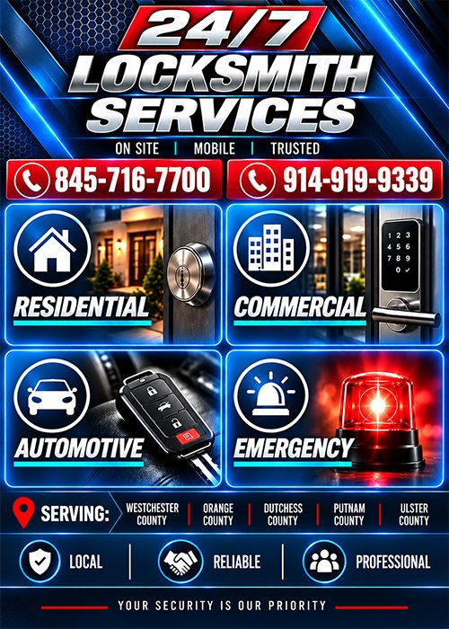 24 HOUR LOCKSMITH SERVICE